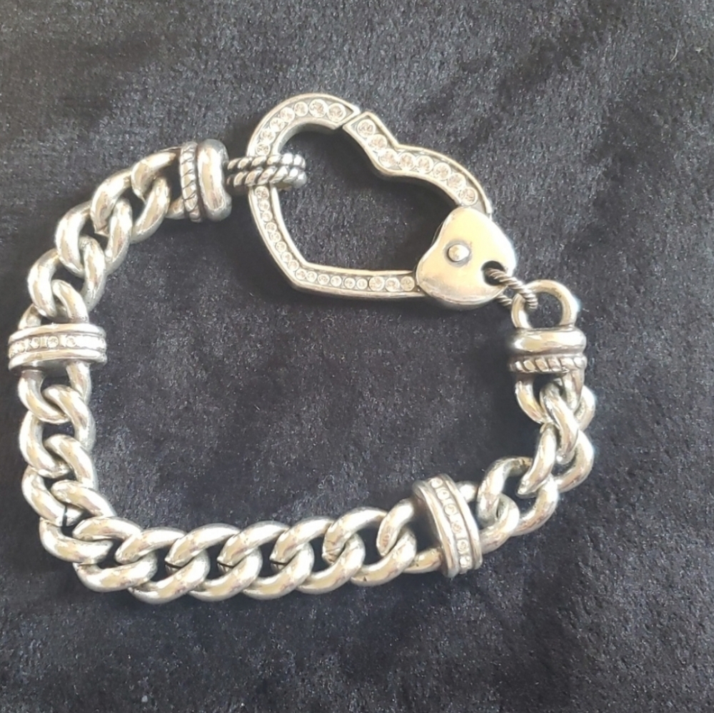 Brighton Chunky Heart & Crystal Bracelet - Picture 7 of 9